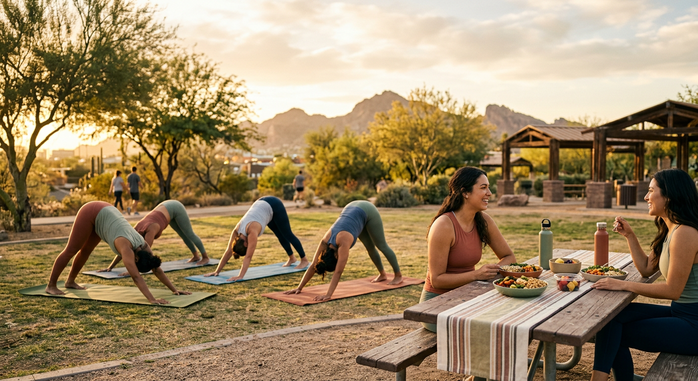 Budget-Friendly Yoga & Lunch