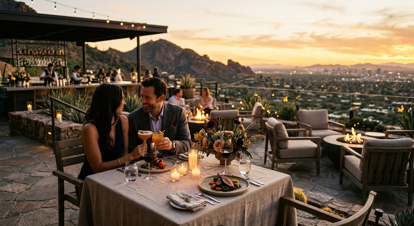 Elegant Evening: Views, Dinner & Cocktails