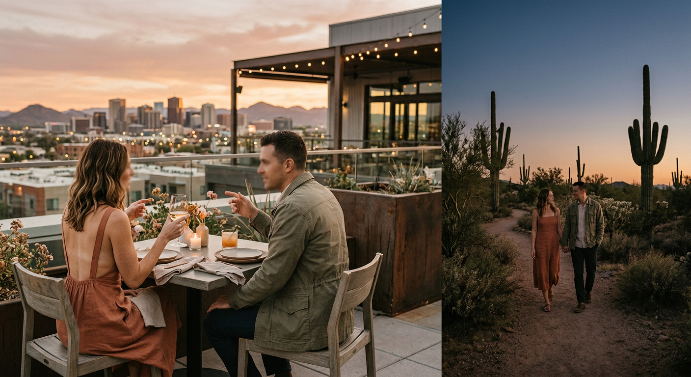 Romantic Rooftop Rendezvous & Desert Delights