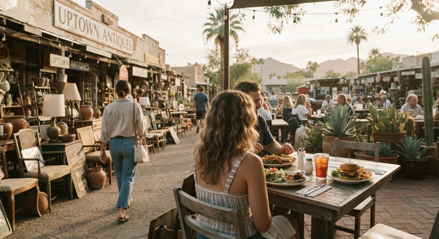 Uptown Antiques & Comfort Lunch