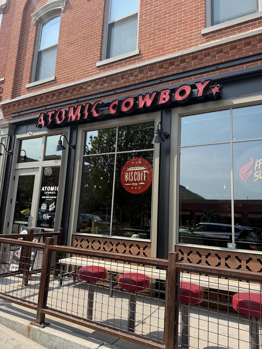 Atomic Cowboy home of Denver Biscuit Co & Fat Sully's NY Pizza