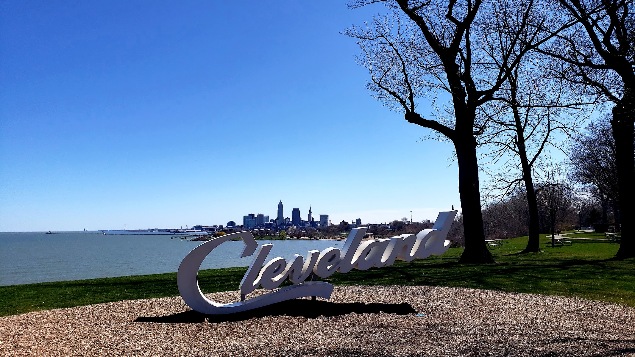 Cleveland Script Sign - Edgewater Park