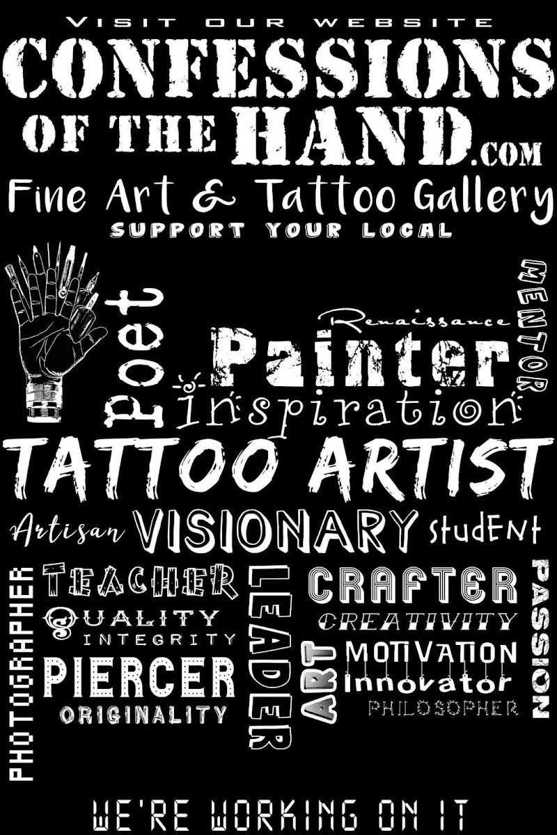 Confessions of the Hand Tattoo and Fine Art Gallery