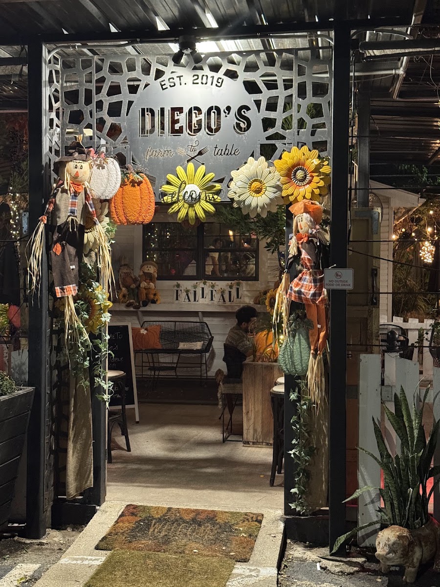 Diego’s Farm to Table