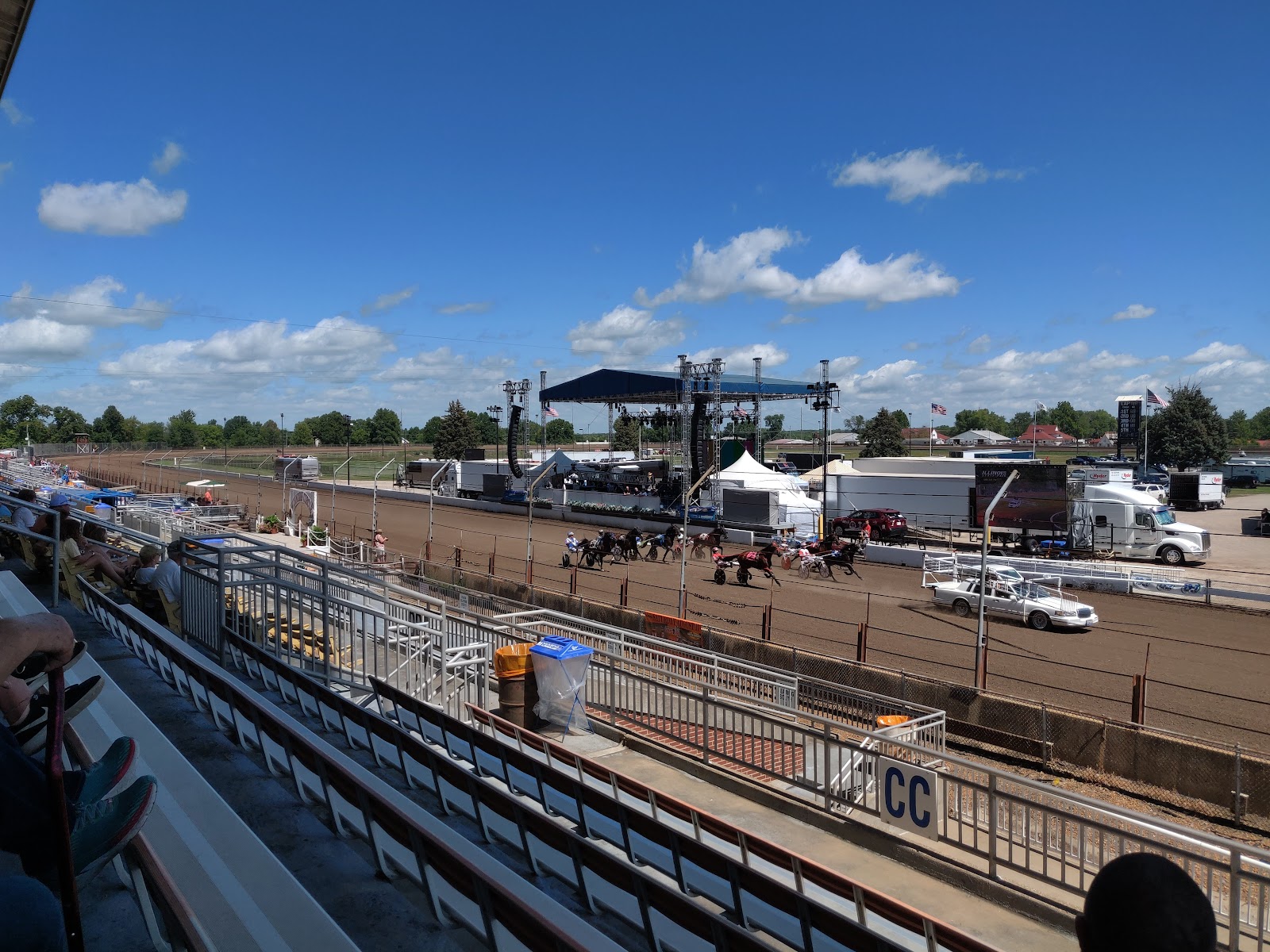Grandstand and Racetrack