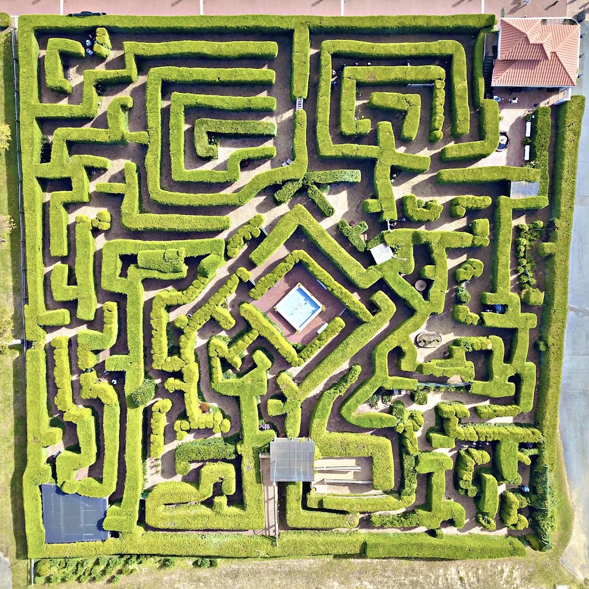 The Garden Maze at Luray Caverns